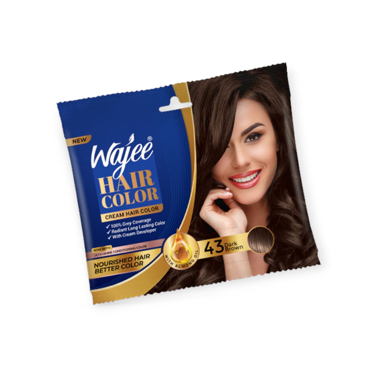 WAJEE HAIR COLOR NATURAL BALCK SACHET